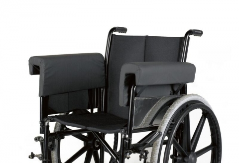 Mjuka armskydd för rullstol