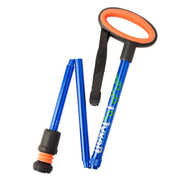 Flexyfoot vikbar käpp med ovalt grepp
