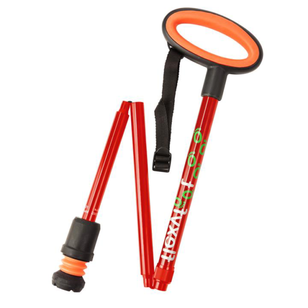 Flexyfoot vikbar käpp med ovalt grepp